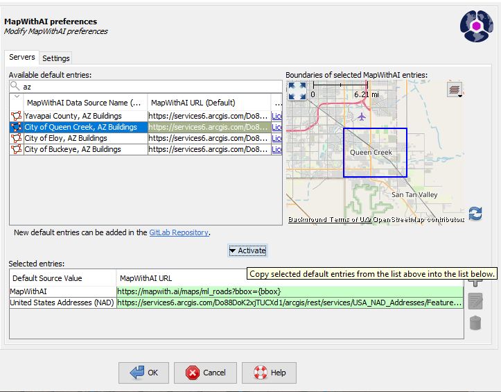 Duplicate buildings are presented without filtering