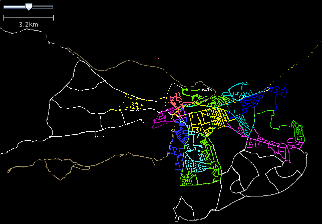 1st mapping weekend traces