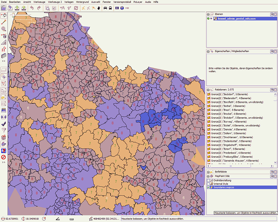 20120101-JOSM with MapCSS style for admin-boundaries.png