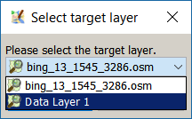 Select the existing OSM data