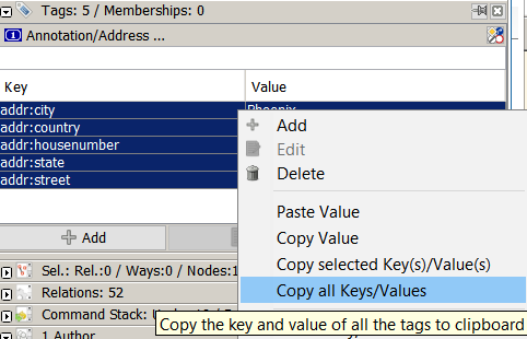 Copy all Keys and Values