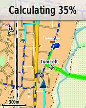 AutoRoute takes a long time to calculate.