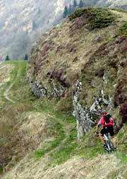 One example for Característica : Ciclismo de montaña