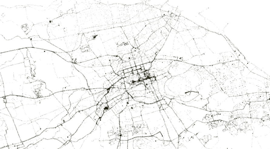 OSM Plot of Edinburgh GPS Points