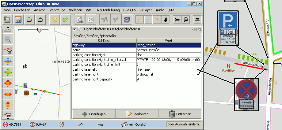 JOSM Screenshot