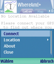 WhereamI screenshots 01 ConnectGps.jpg