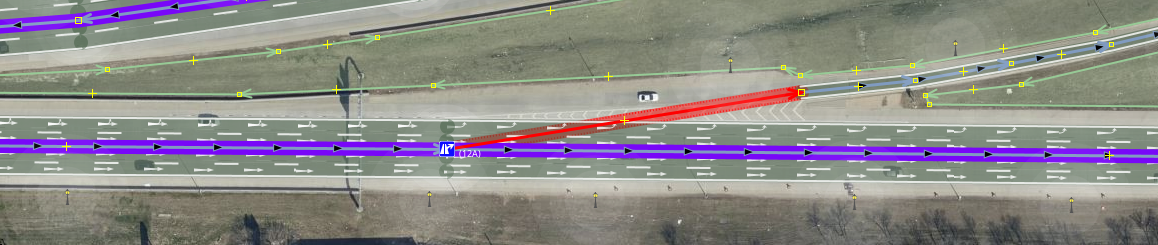 Example for exit on the left. Exit on the right would be mirrored.