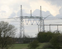 Portal tower at Kassø substation (DK)