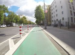 Geschützter Radfahrstreifen