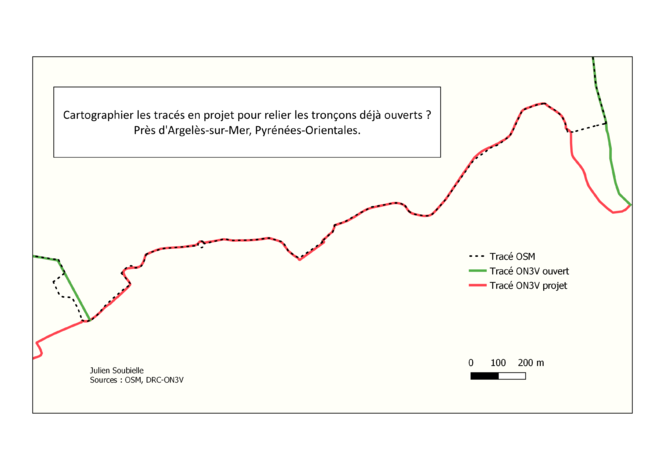 Relier les portions de tracés ouvertes ?