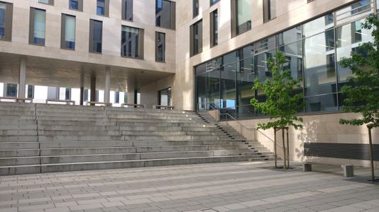 Patio of the "Mathematikon" building