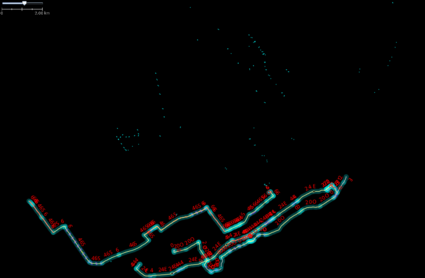 Existing STL network downloaded into JOSM