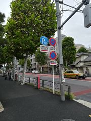 駐停車禁止、駐車禁止、駐車許可（時間帯規制あり、時間制限あり）