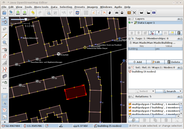 Create a copy and place it in a free space (remove entrace node)