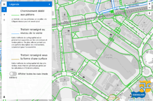 OSM Sidewalker screenshot