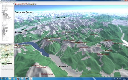 alps terrain OSM-3D.org