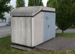 Poste électrique cabine préfabriquée