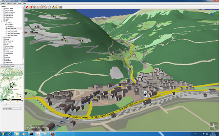 alps terrain OSM-3D.org