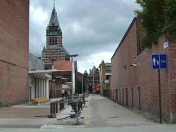 Belgium road reservedforfootbicyclesegregated.jpg