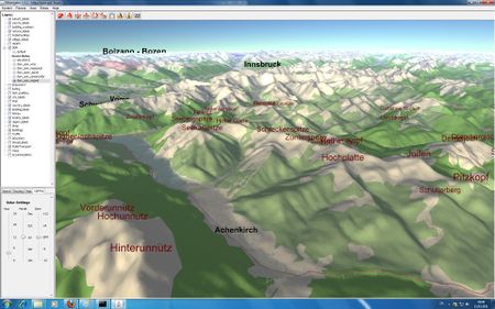 alps terrain OSM-3D.org