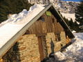 Wilderness hut build from stone