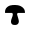 Mushroom black white.svg