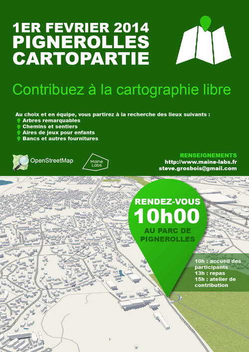 Affiche Cartopartie de Pignerolle