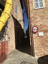 Alley in Sarnano, Italy