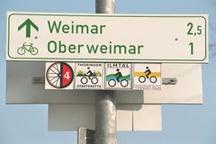 One example for Merkmal: Bicycle/Fahrradrouten kartieren