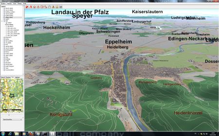 alps terrain OSM-3D.org