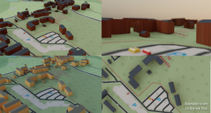 Ejemplo sencillo con blender-osm premium