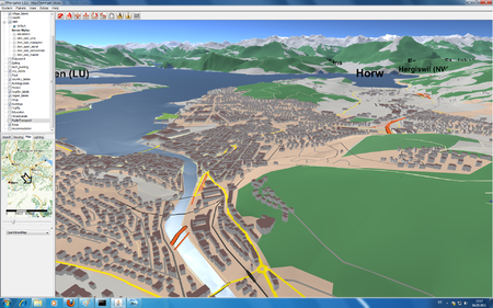 alps terrain OSM-3D.org