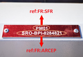 Références de PMZ et tags utilisés pour les PMZ SFR