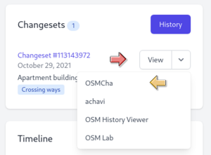 Welcome Tool View Edit Using OSMCha