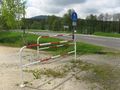 Cycleway with anti-cycle barrier