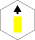 Belgium walkingroutes hexyellowstripe.svg