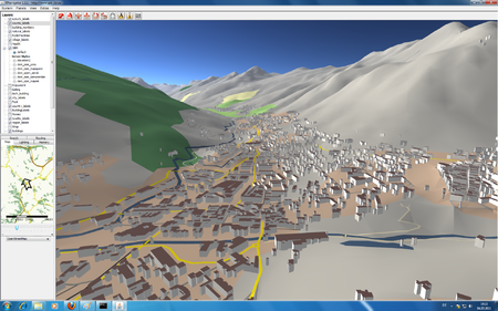 alps terrain OSM-3D.org