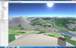 alps terrain OSM-3D.org