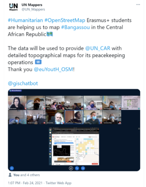 EuYoutH OSM-UNMappers-Tweet3.png