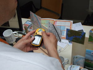 Demo Garmin, OSM-Stand, AGIT 2012