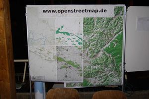 Stellwand nach dem Aufbau (2010-03-01)