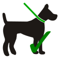 Dog leashed.svg Item:Q21756