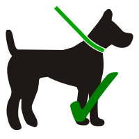 Dog leashed.svg