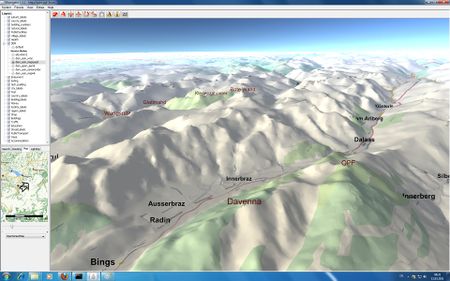 alps terrain OSM-3D.org