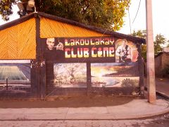 a movie theatre in limonade, Haiti skorasaurus