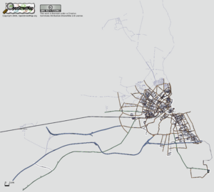 Scrrenshot fra OSM i 2006