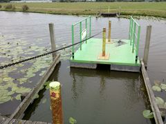 Self operated cable ferry for pedestrians as part of the regional hiking network